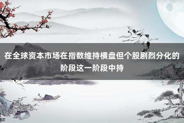 在全球资本市场在指数维持横盘但个股剧烈分化的阶段这一阶段中持